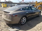 2015 Tesla Model S P85d Beige vin: 5YJSA1H49FF082517