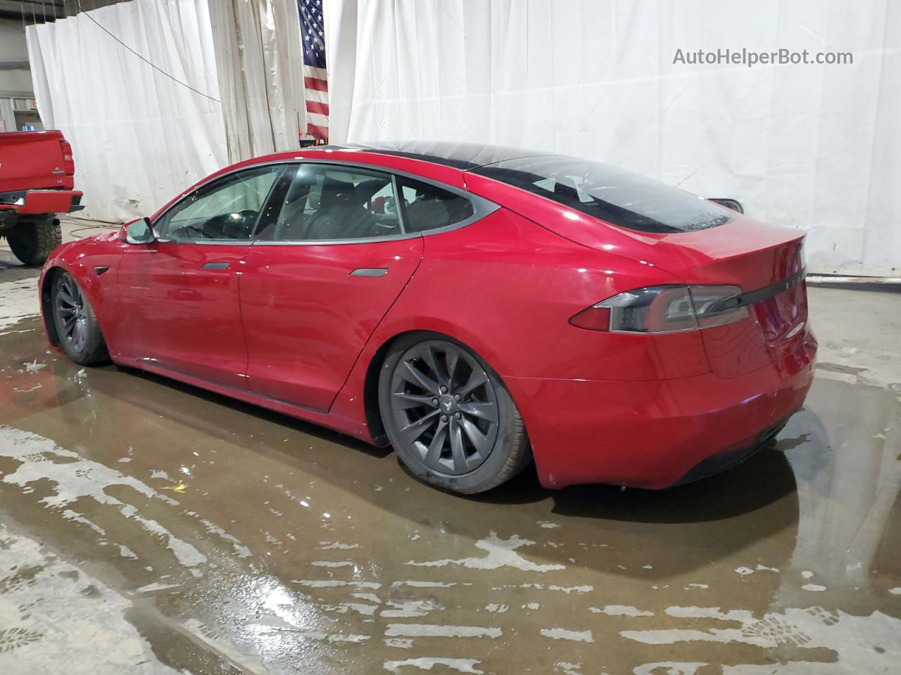 2019 Tesla Model S  Red vin: 5YJSA1E23KF311772