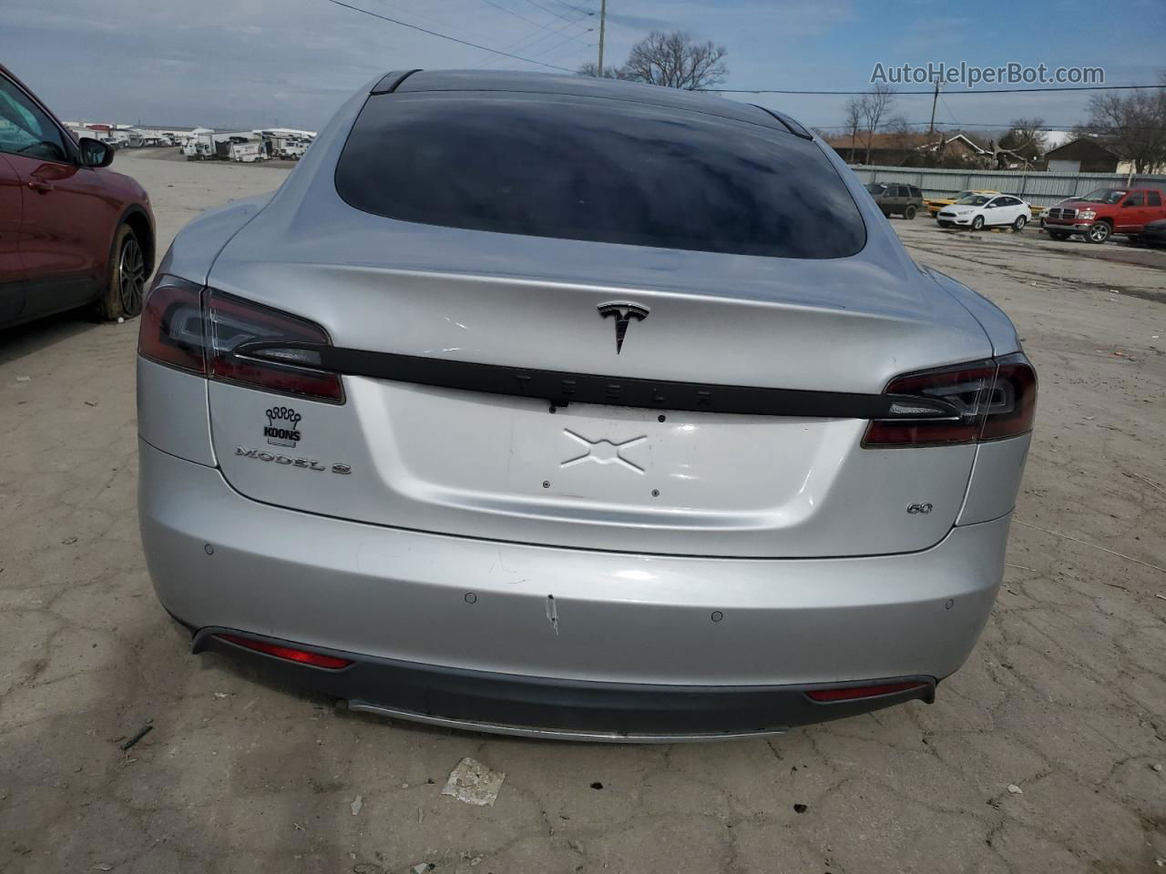 2014 Tesla Model S Silver vin: 5YJSA1S11EFP33233