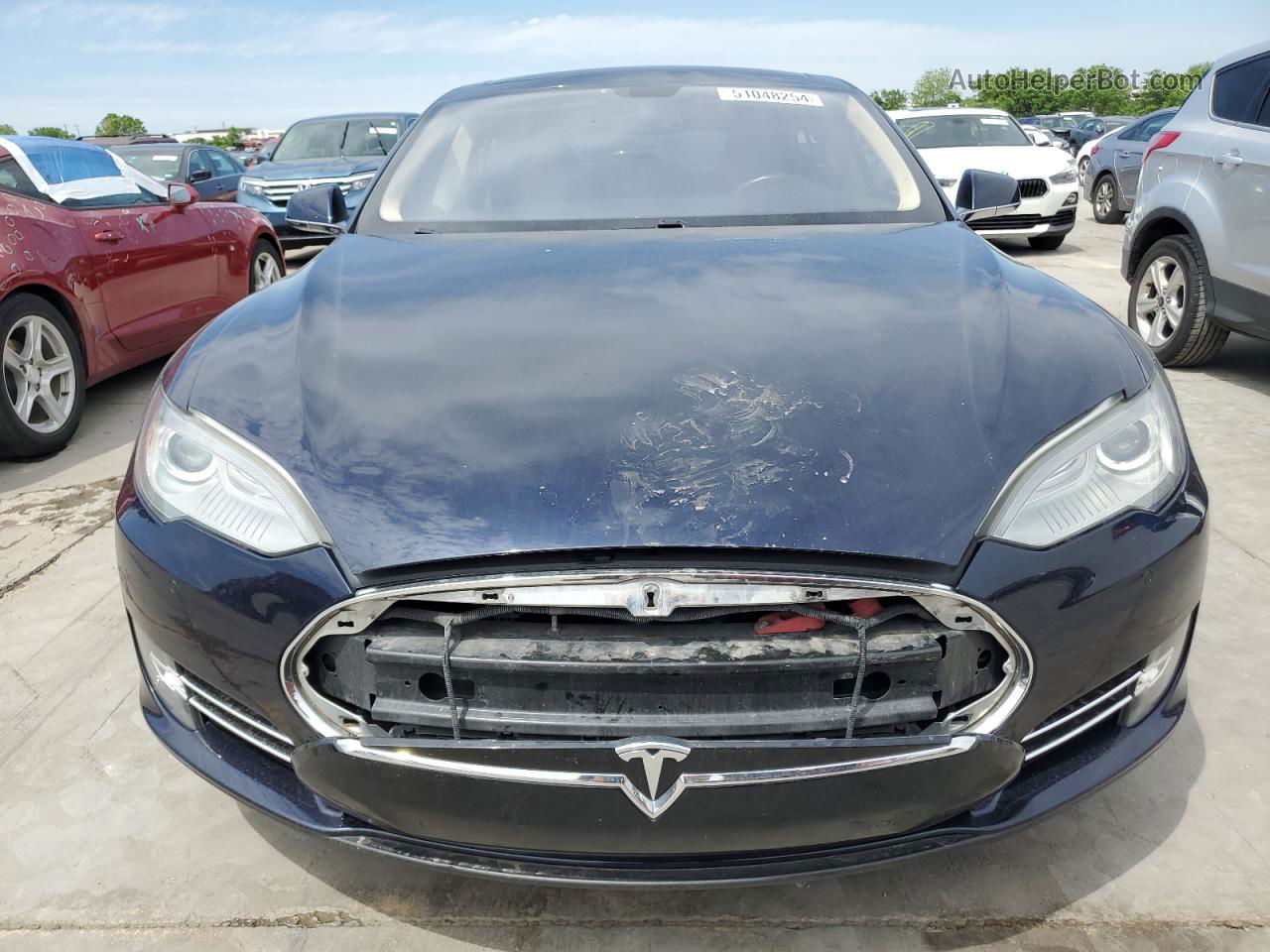 2014 Tesla Model S  Blue vin: 5YJSA1S12EFP33161
