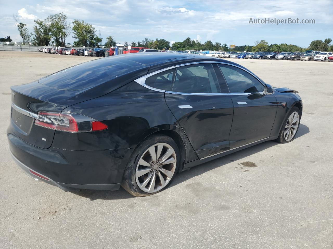 2014 Tesla Model S  Black vin: 5YJSA1S12EFP42460