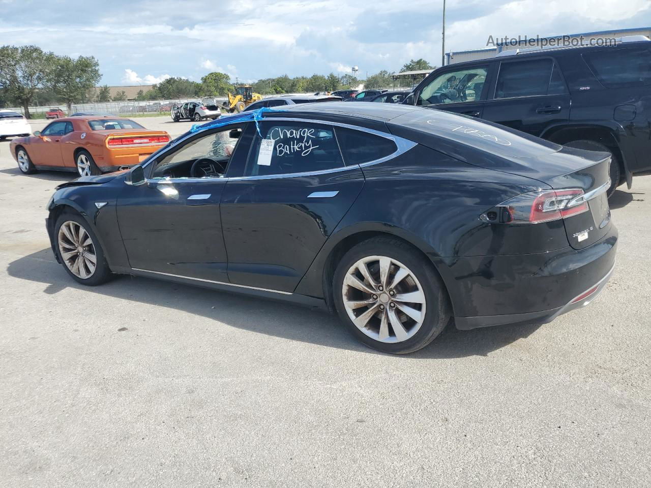 2014 Tesla Model S  Black vin: 5YJSA1S12EFP42460