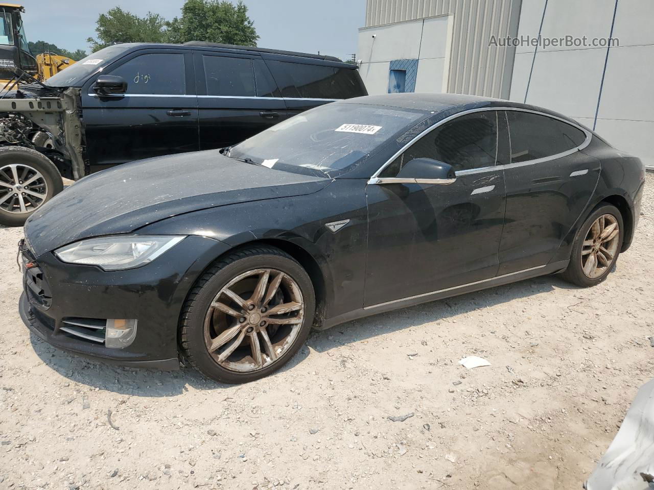 2014 Tesla Model S  Black vin: 5YJSA1S13EFP29412