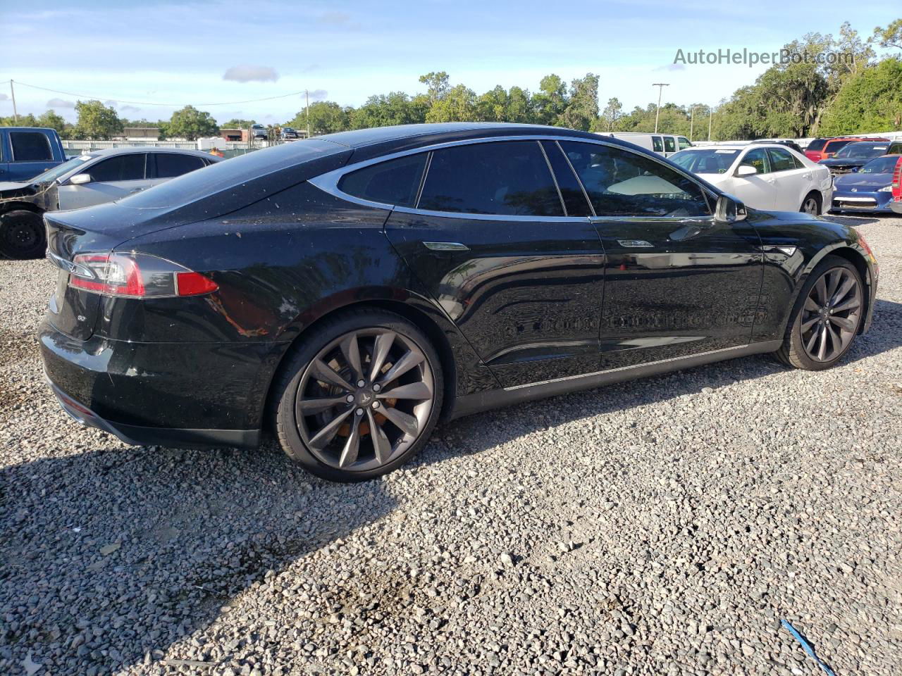 2014 Tesla Model S  Black vin: 5YJSA1S14EFP33775