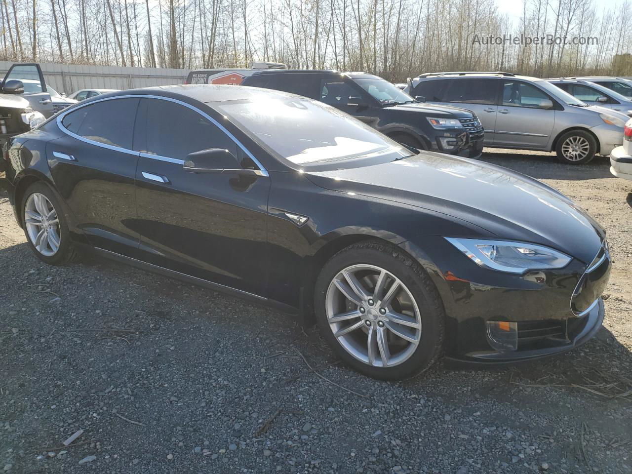 2014 Tesla Model S  Black vin: 5YJSA1S14EFP51967