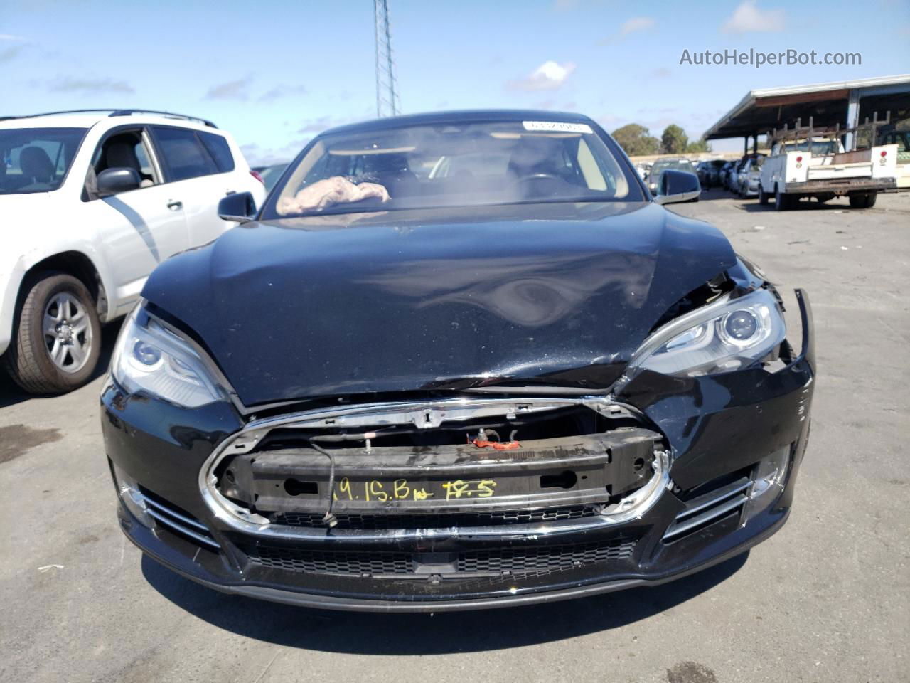 2014 Tesla Model S  Black vin: 5YJSA1S14EFP53296