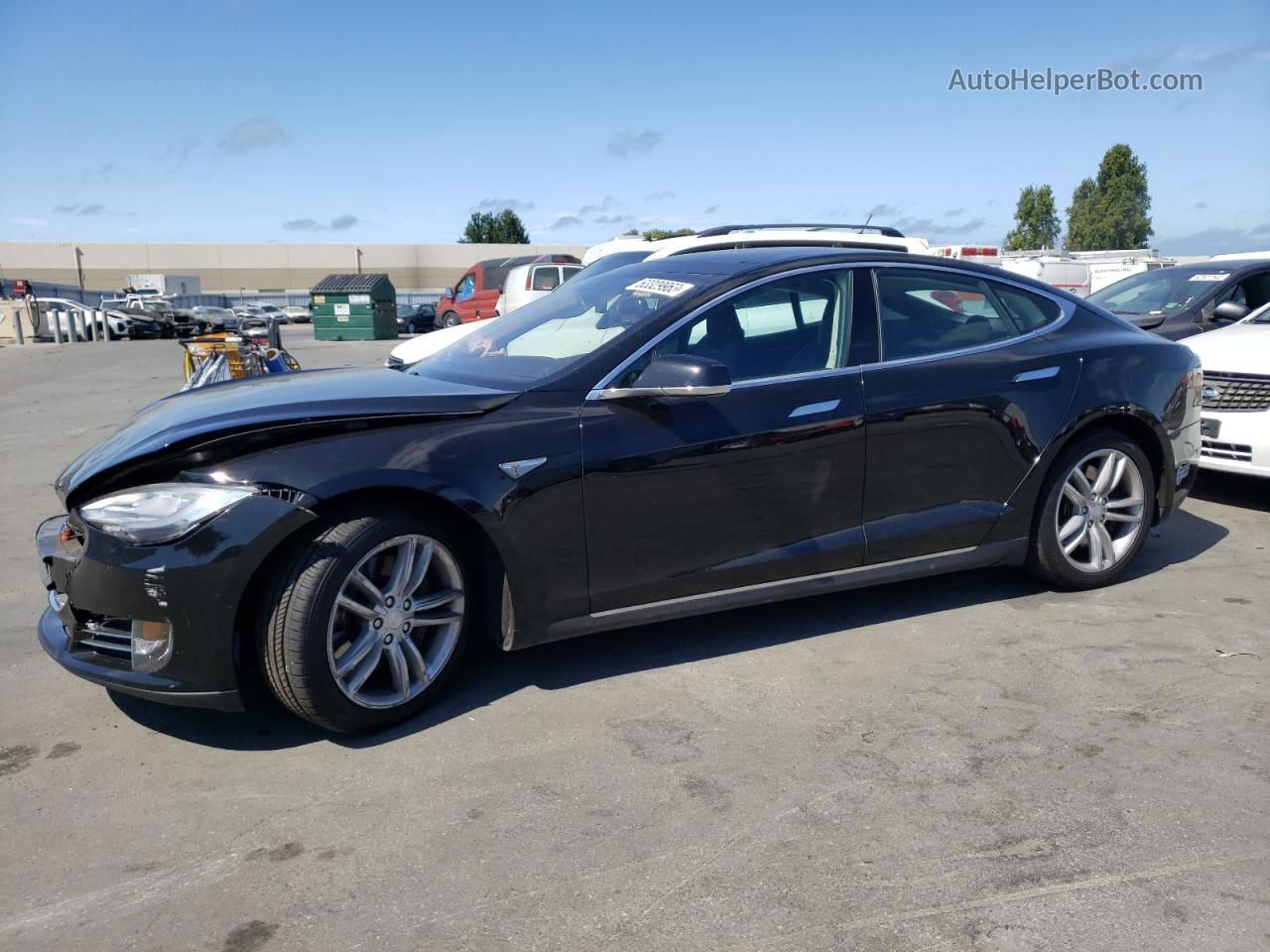 2014 Tesla Model S  Black vin: 5YJSA1S14EFP53296