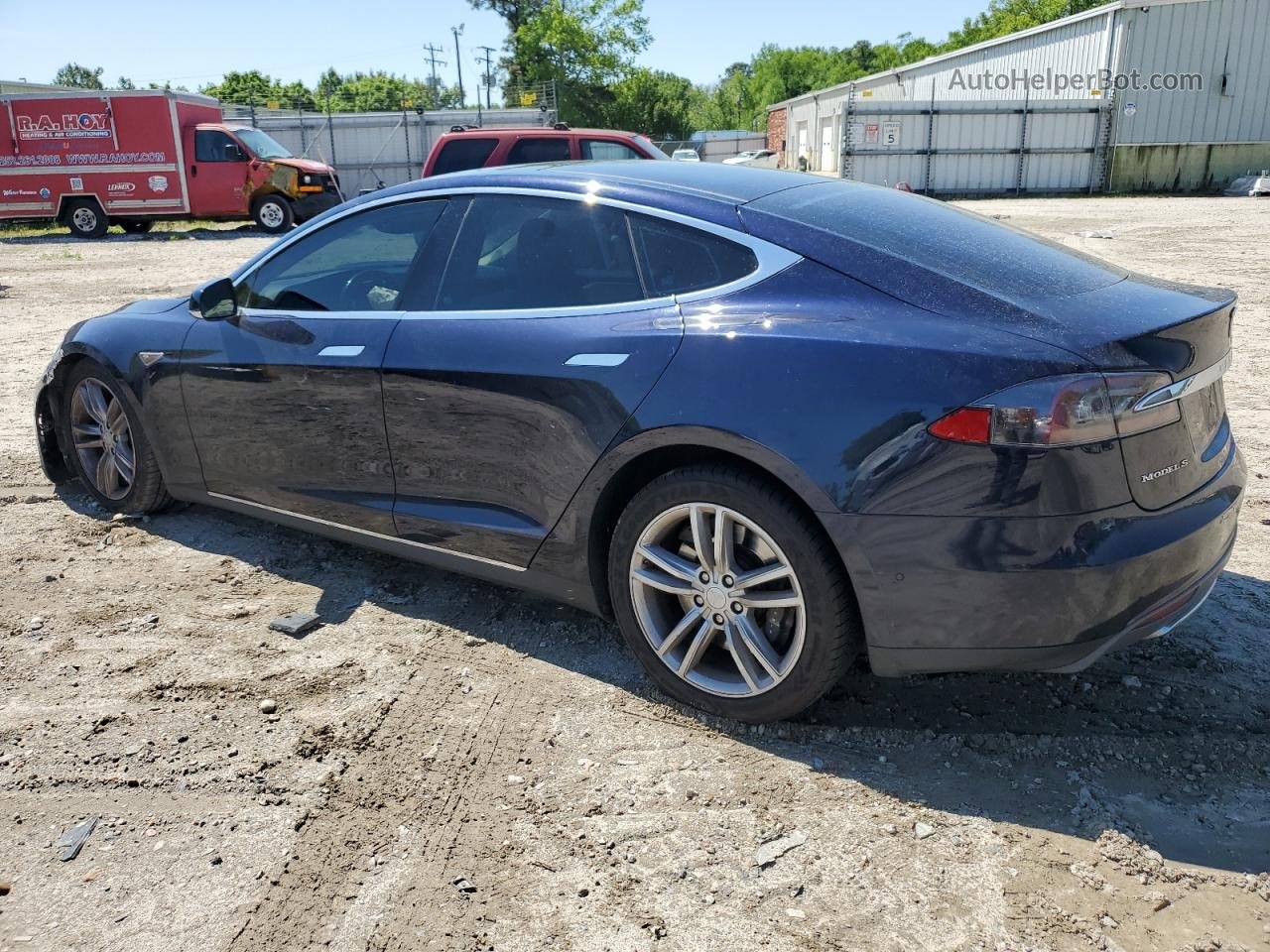 2015 Tesla Model S 60 Blue vin: 5YJSA1S16FFP71946