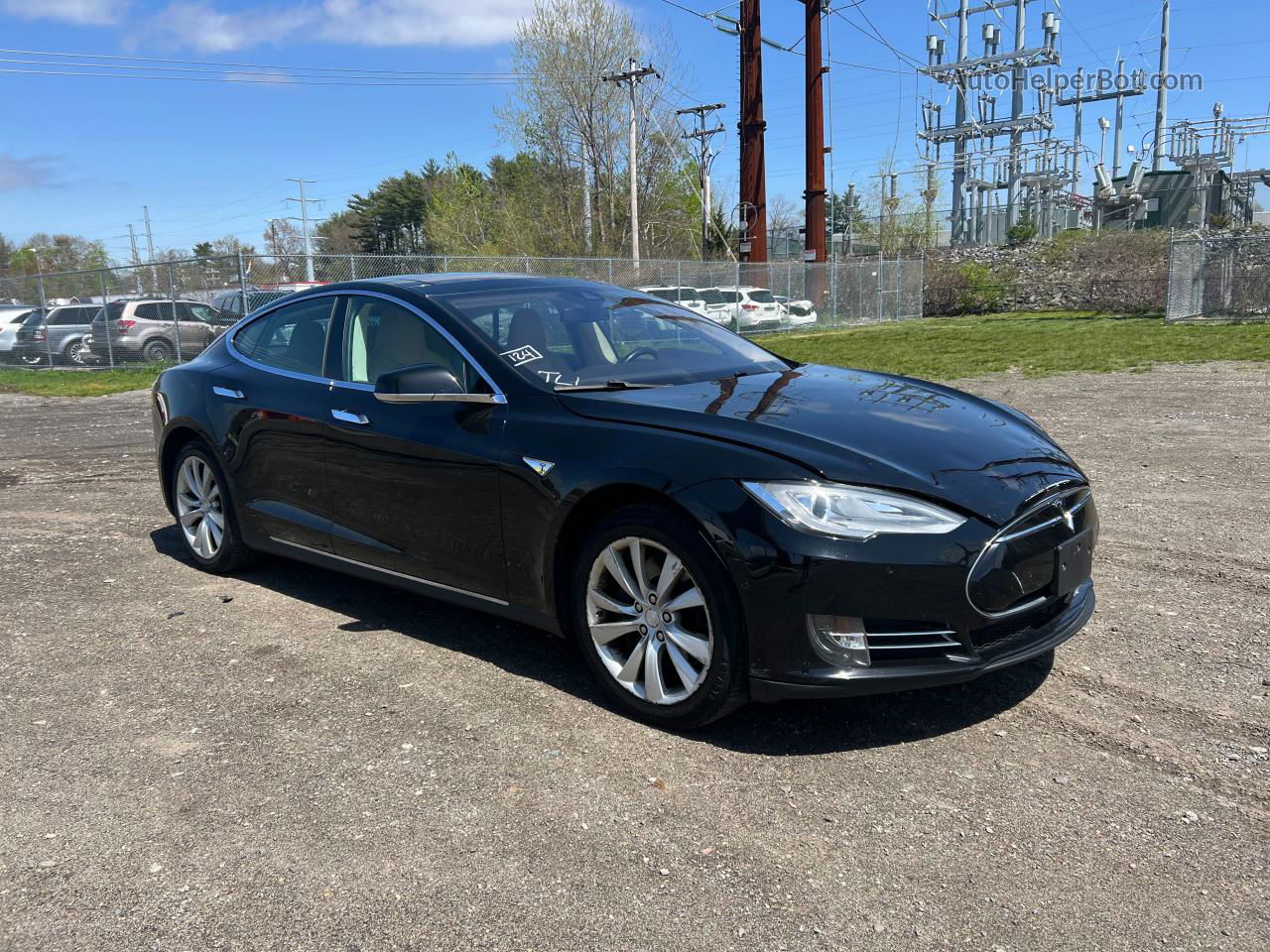 2015 Tesla Model S 60 Black vin: 5YJSA1S18FFP77067