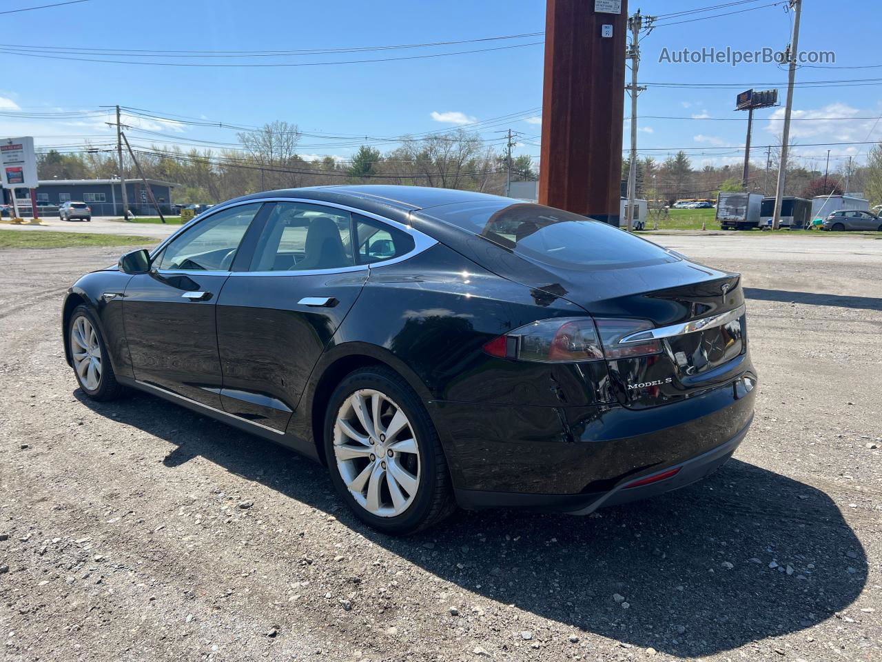 2015 Tesla Model S 60 Black vin: 5YJSA1S18FFP77067