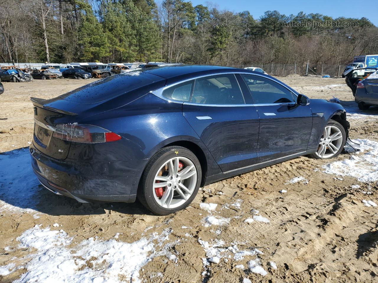 2014 Tesla Model S  Black vin: 5YJSA1S19EFP35893