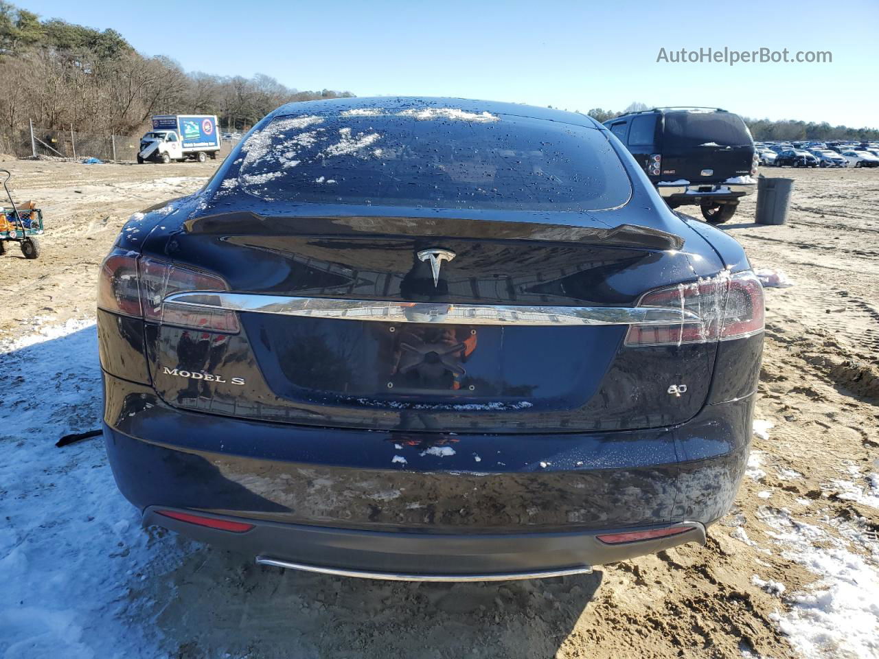 2014 Tesla Model S  Black vin: 5YJSA1S19EFP35893