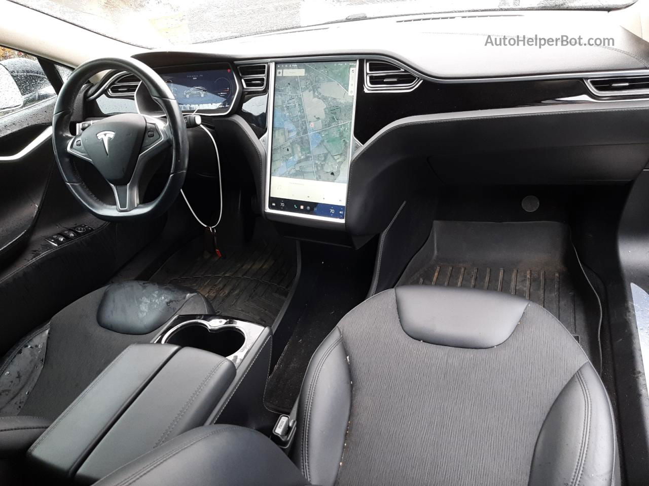 2014 Tesla Model S  Черный vin: 5YJSA1S19EFP60728