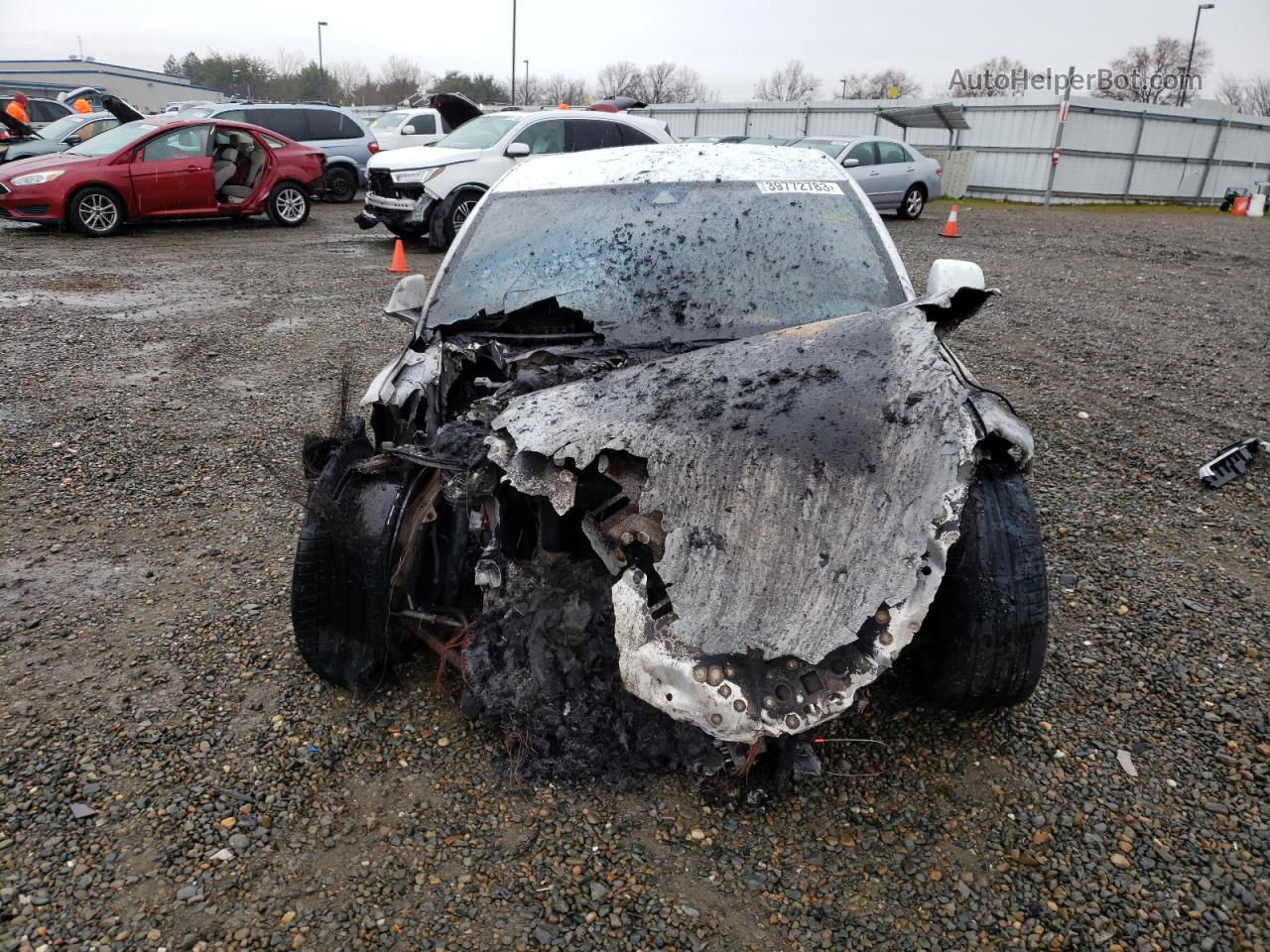 2015 Tesla Model S 70 White vin: 5YJSA1S19FFP78406