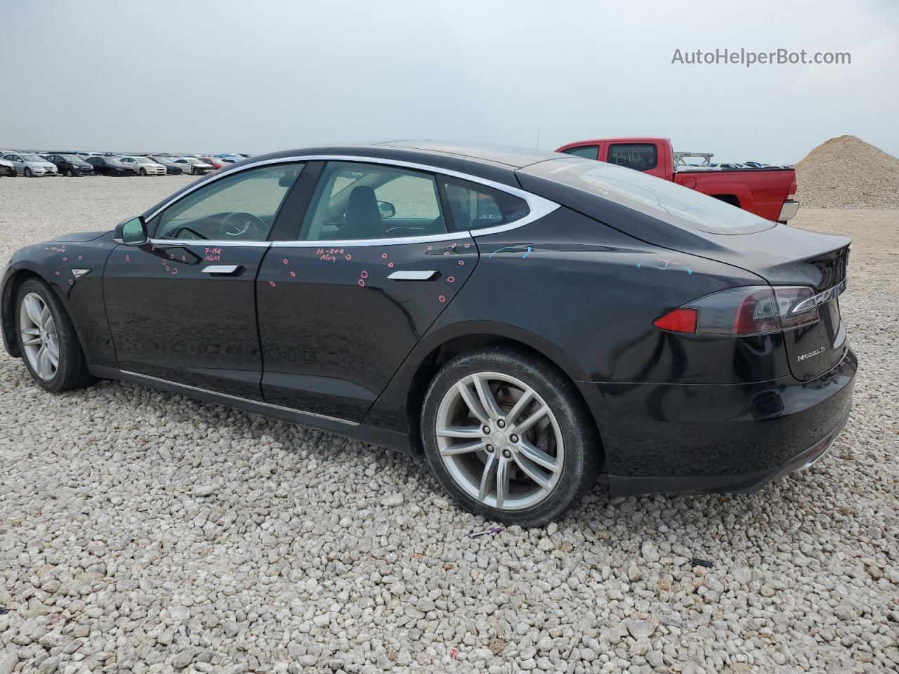 2014 Tesla Model S  Black vin: 5YJSA1S1XEFP34123