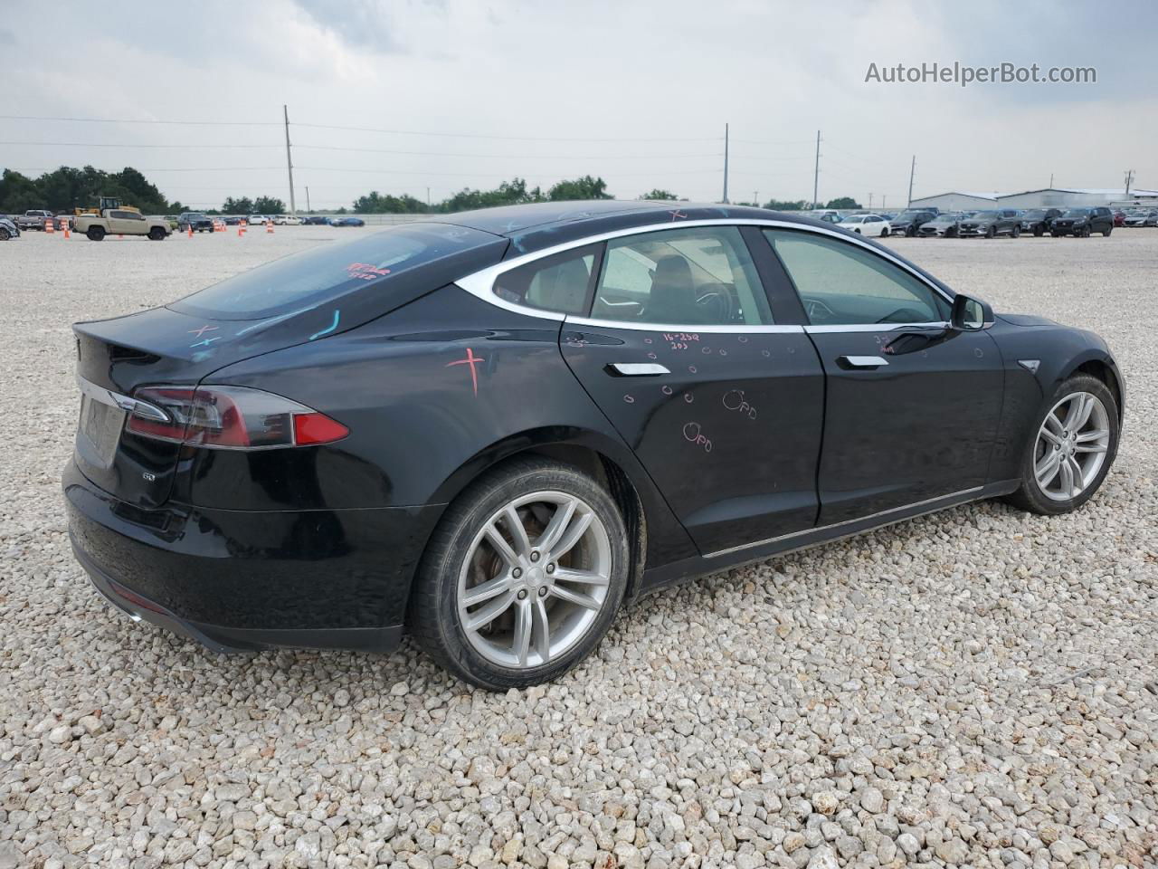 2014 Tesla Model S  Black vin: 5YJSA1S1XEFP34123