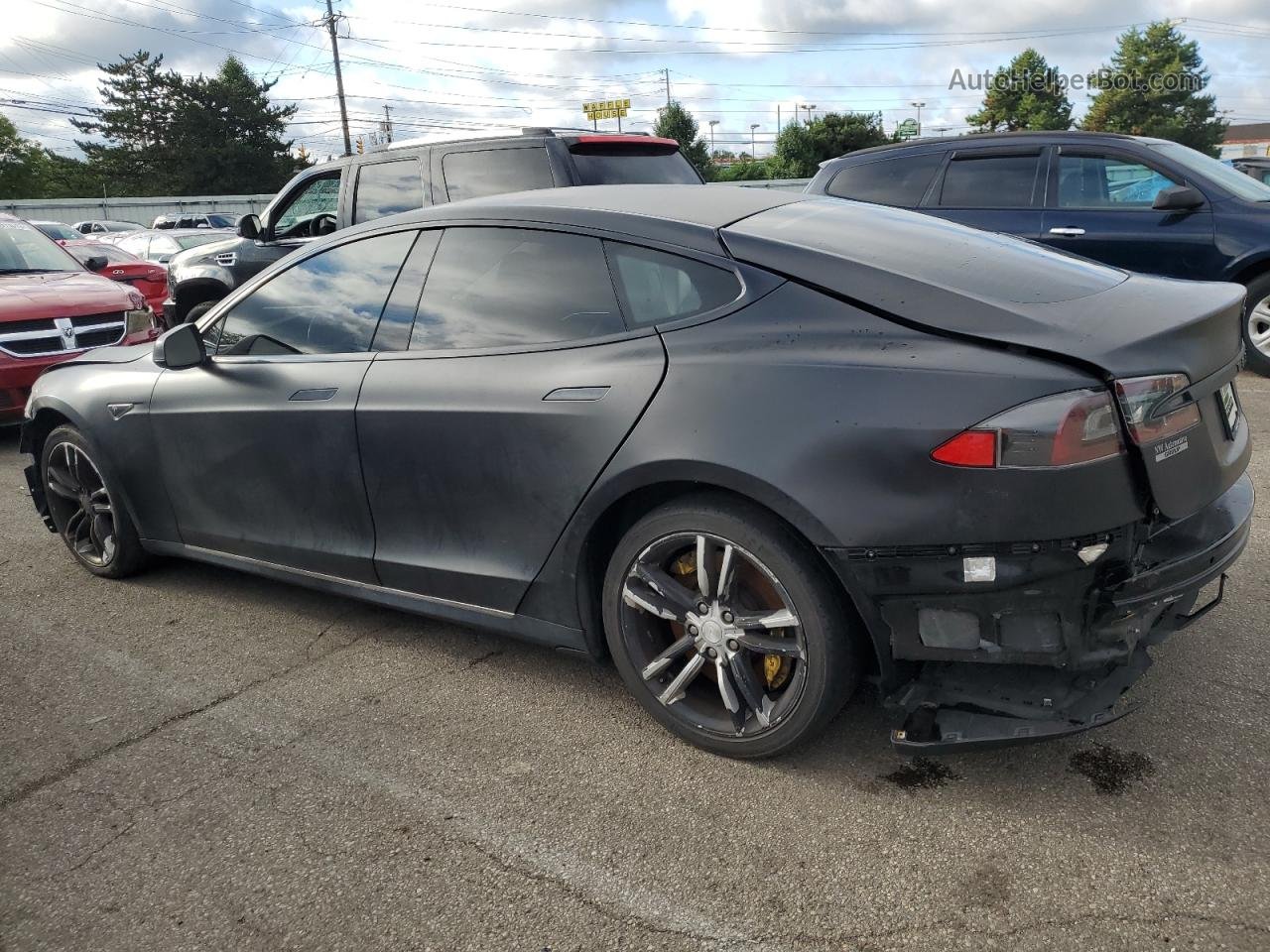 2015 Tesla Model S 70 Черный vin: 5YJSA1S1XFF099793