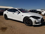 2015 Tesla Model S 70 White vin: 5YJSA1S1XFFP69486