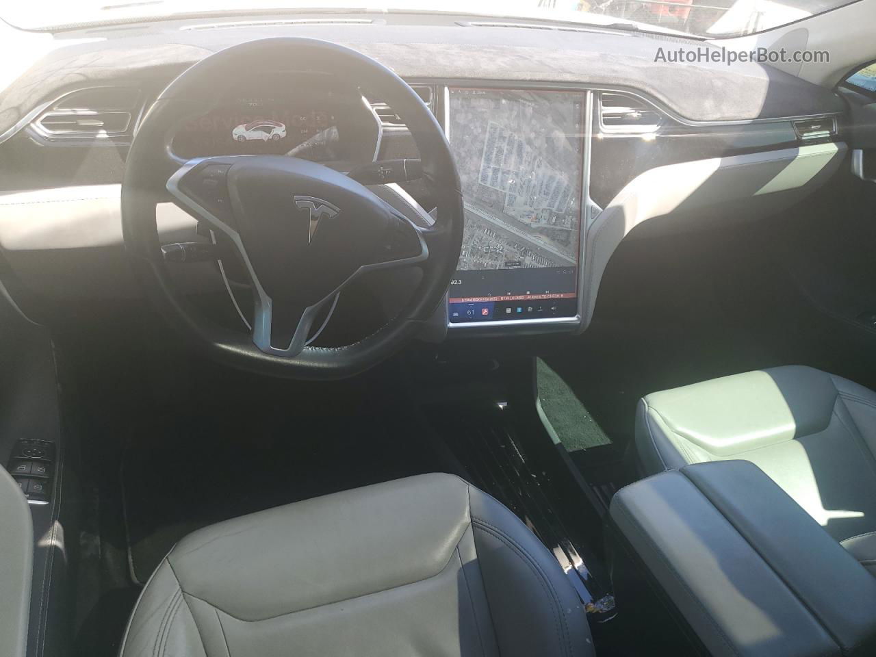 2015 Tesla Model S 70d Белый vin: 5YJSA1S20FF087872