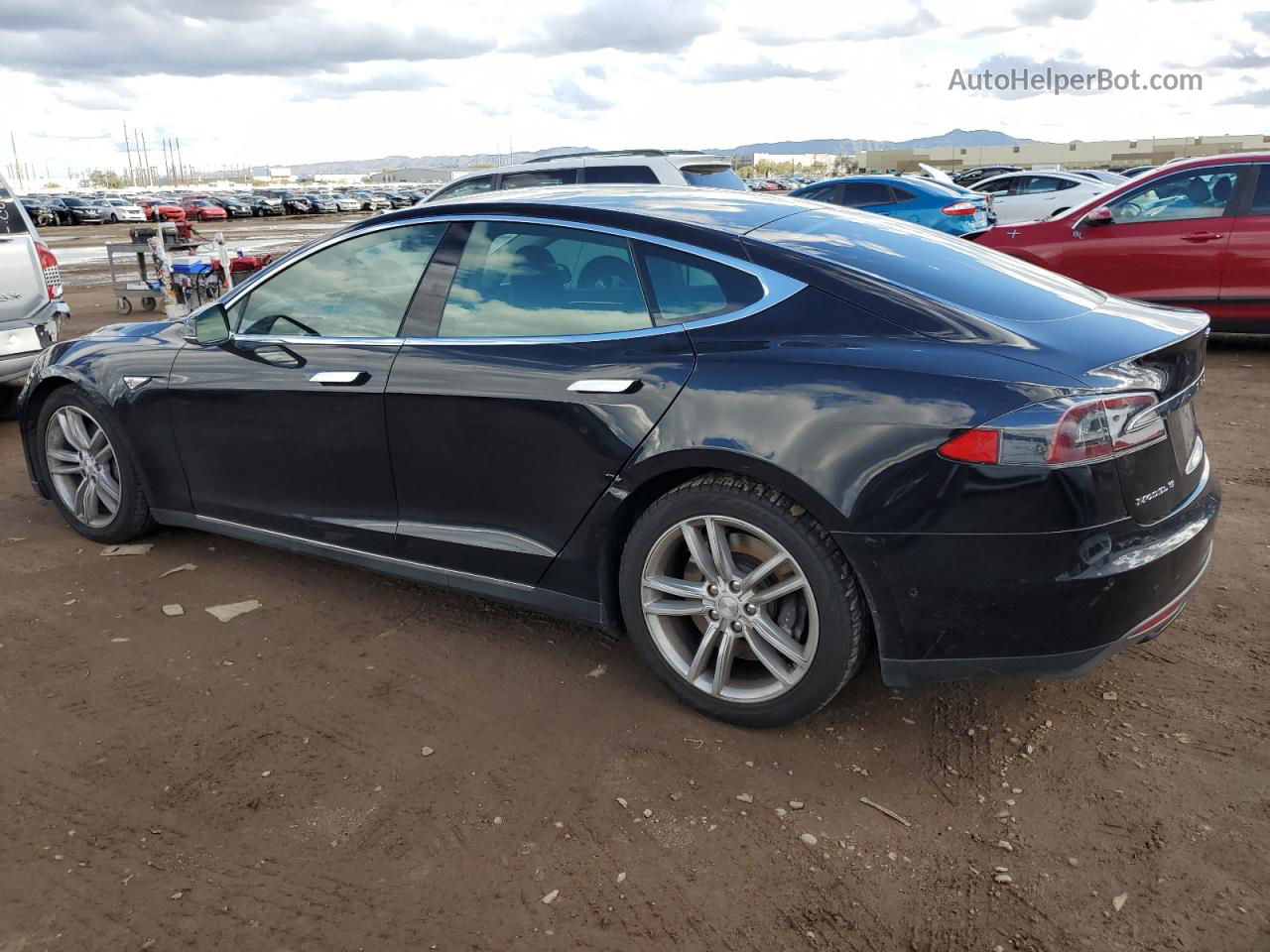 2015 Tesla Model S 70d Black vin: 5YJSA1S21FF082714