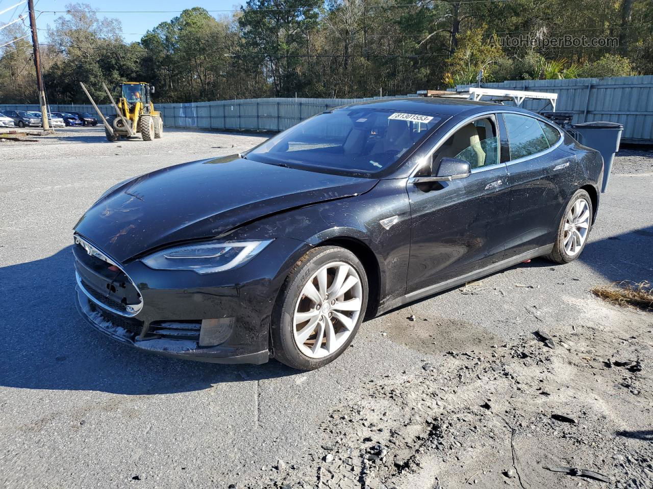 2015 Tesla Model S 70d Black vin: 5YJSA1S22FF081829