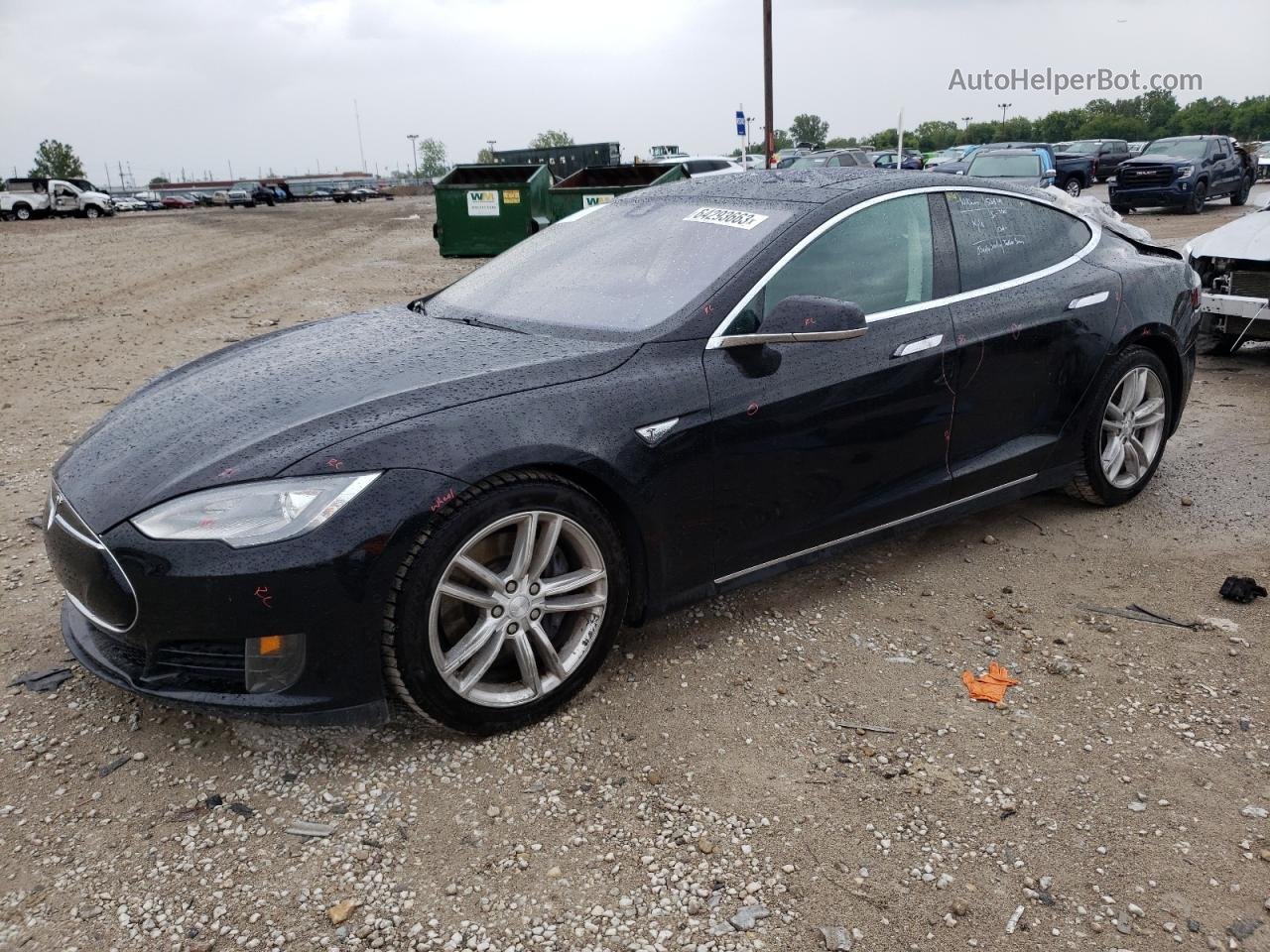 2015 Tesla Model S 70d Черный vin: 5YJSA1S23FF089809
