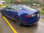 2015 Tesla Model S 70d Blue vin: 5YJSA1S23FF090605