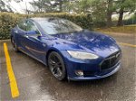 2015 Tesla Model S 70d Blue vin: 5YJSA1S23FF090605
