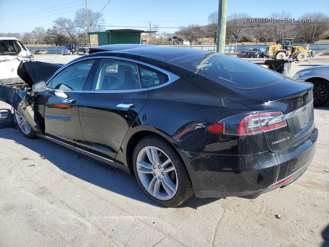 2015 Tesla Model S 70d Black vin: 5YJSA1S24FF089625