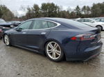 2015 Tesla Model S 70d Синий vin: 5YJSA1S28FF085125