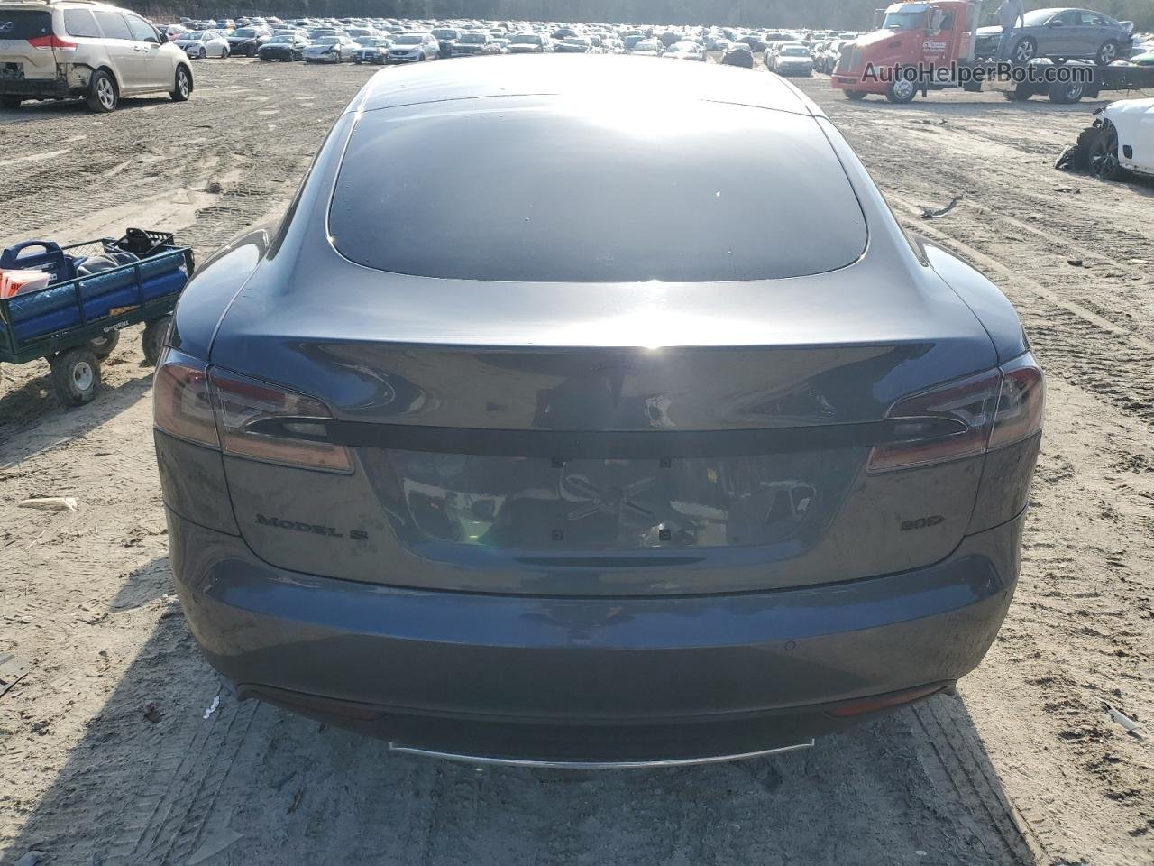 2015 Tesla Model S 90d Черный vin: 5YJSA1V21FF098763