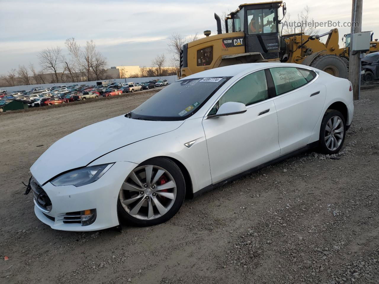 2015 Tesla Model S P85d Белый vin: 5YJSA4H48FF096071