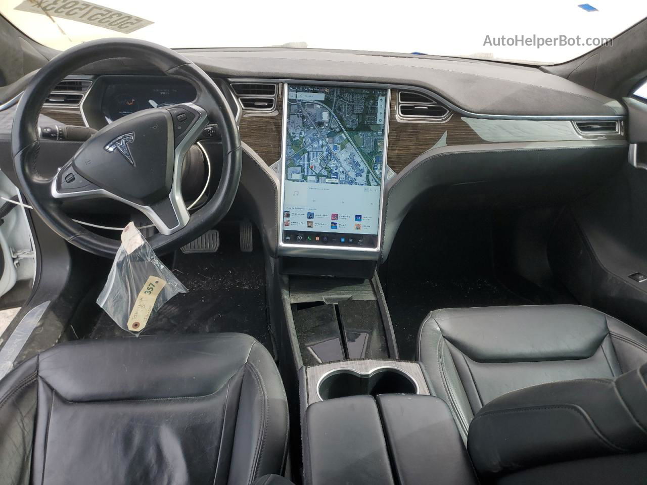 2015 Tesla Model S 70d Белый vin: 5YJSA4S29FF089170