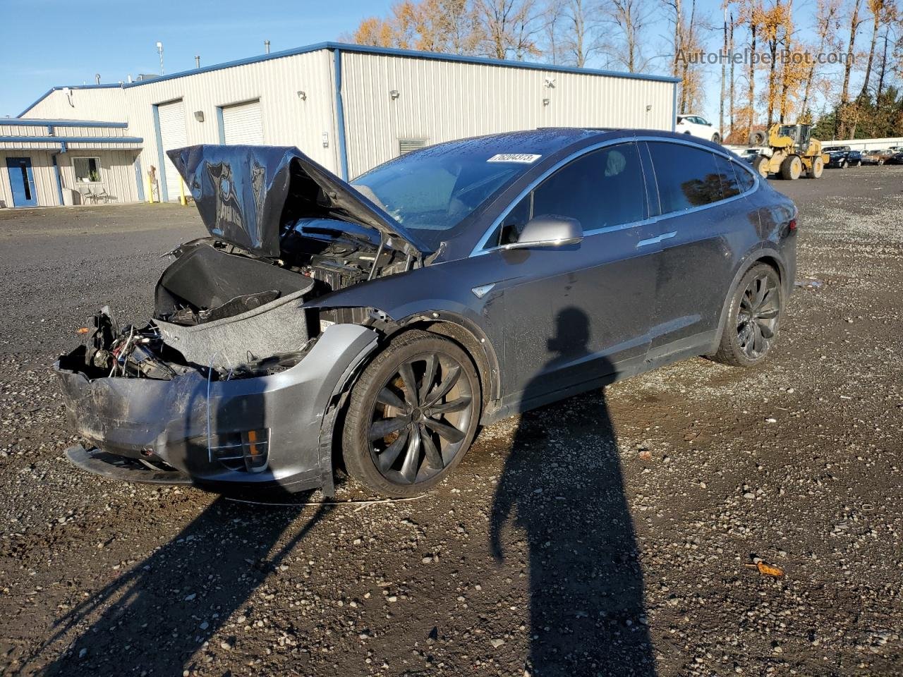 2016 Tesla Model X  Угольный vin: 5YJXCAE20GF004972