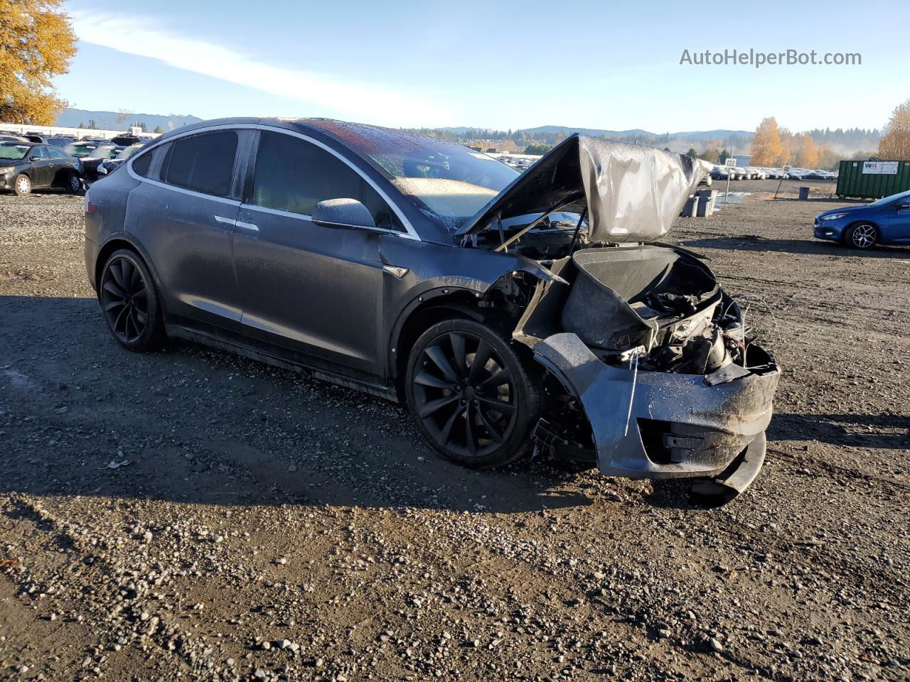 2016 Tesla Model X  Charcoal vin: 5YJXCAE20GF004972