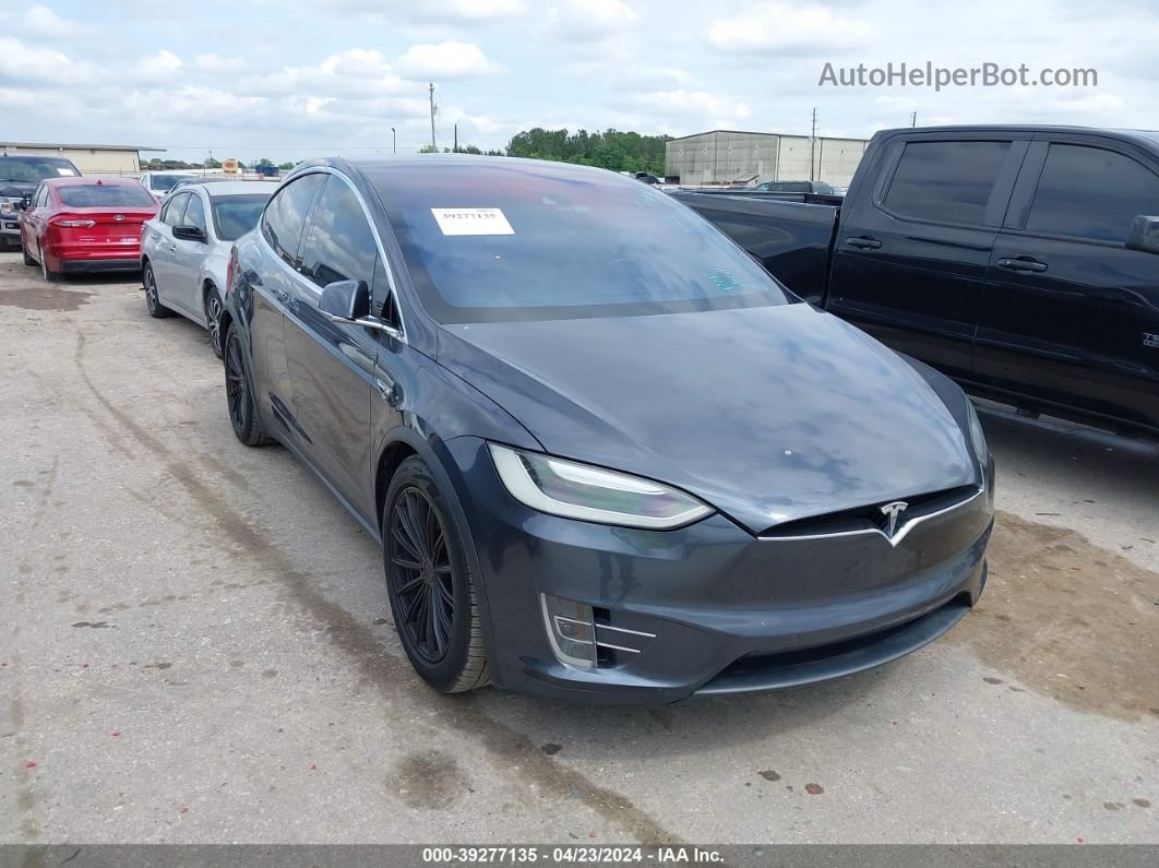 2016 Tesla Model X 60d/70d/75d/90d Синий vin: 5YJXCAE21GF006570