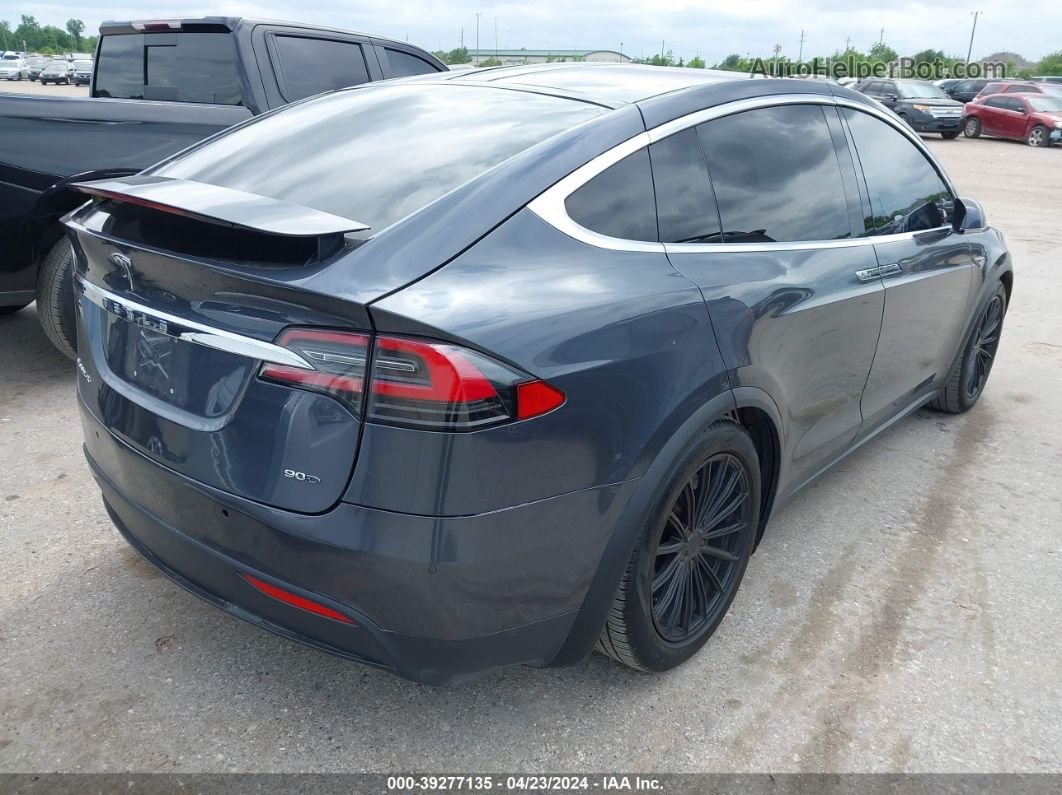 2016 Tesla Model X 60d/70d/75d/90d Blue vin: 5YJXCAE21GF006570