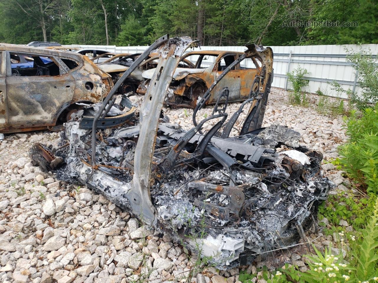 2019 Tesla Model X  Пожар vin: 5YJXCAE21KF197917