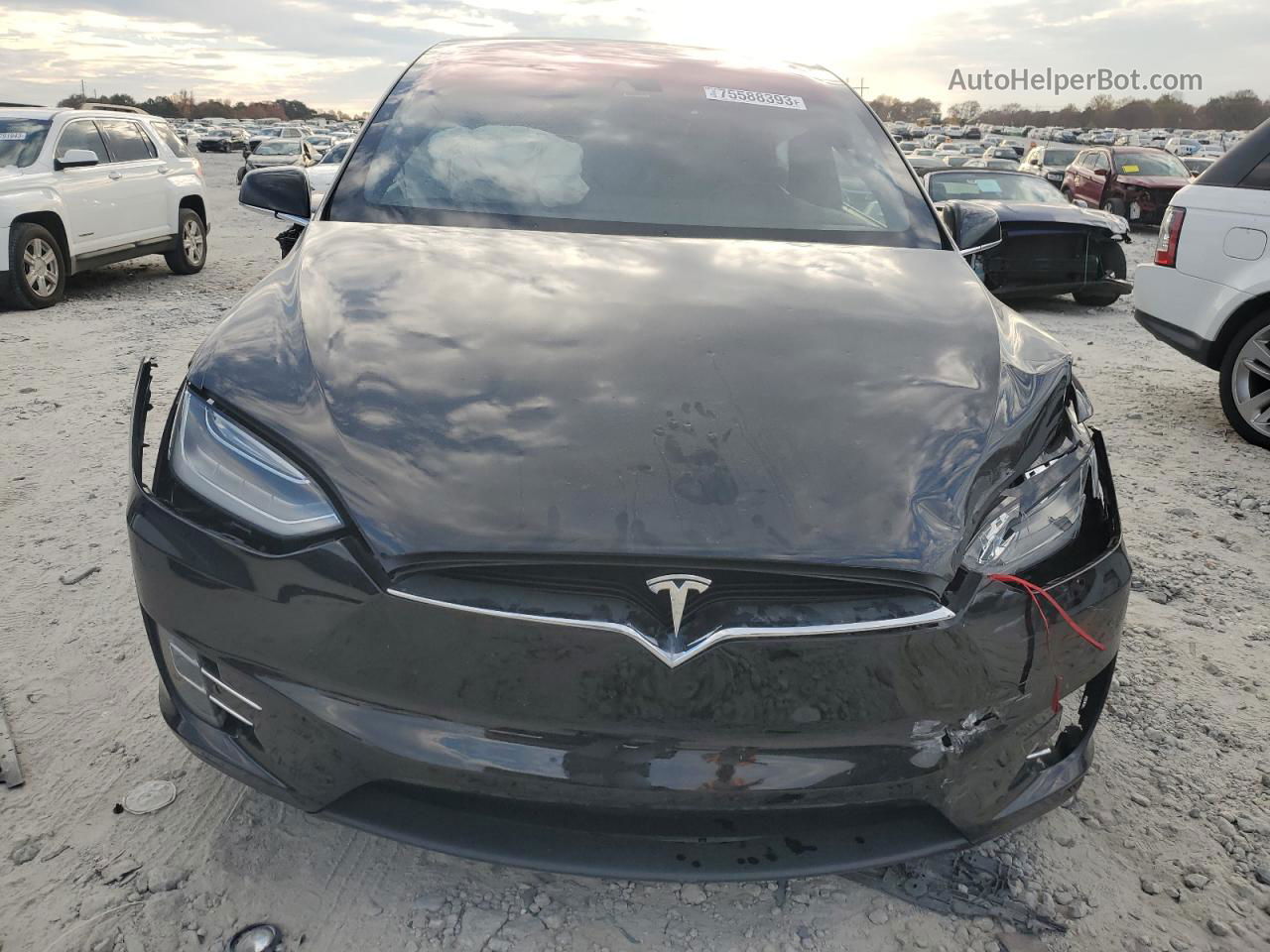 2016 Tesla Model X  Black vin: 5YJXCAE22GF015293