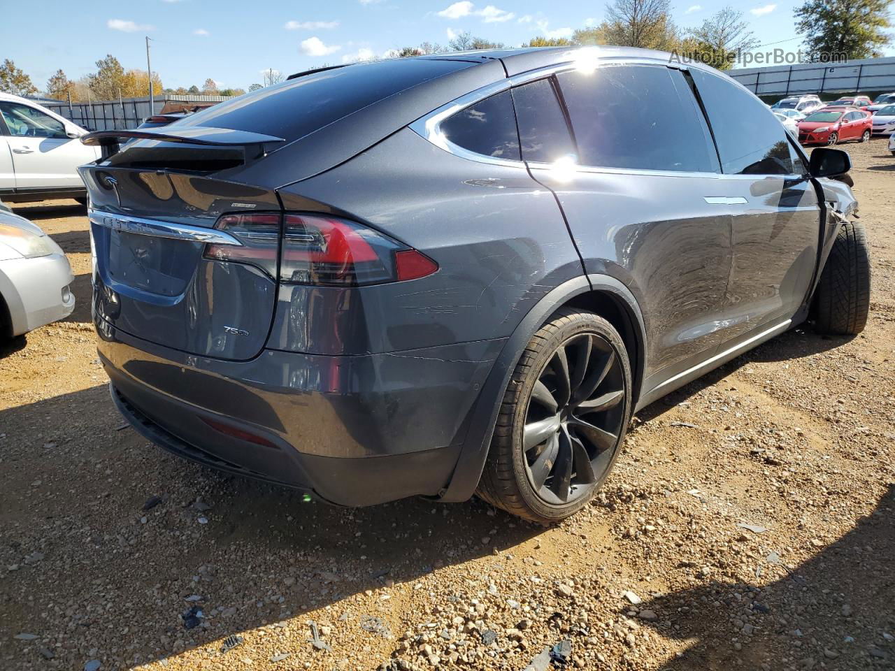 2016 Tesla Model X  Black vin: 5YJXCAE22GF017593