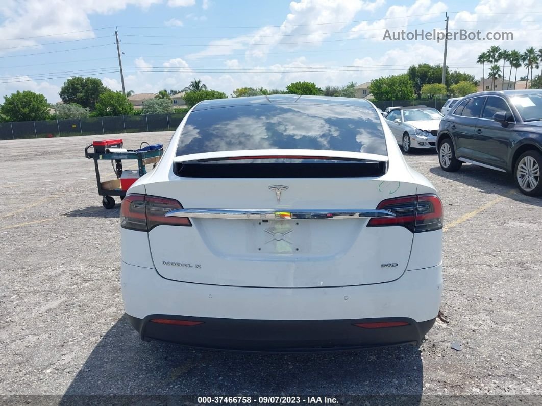 2016 Tesla Model X 70d/90d/75d/60d White vin: 5YJXCAE23GF005355