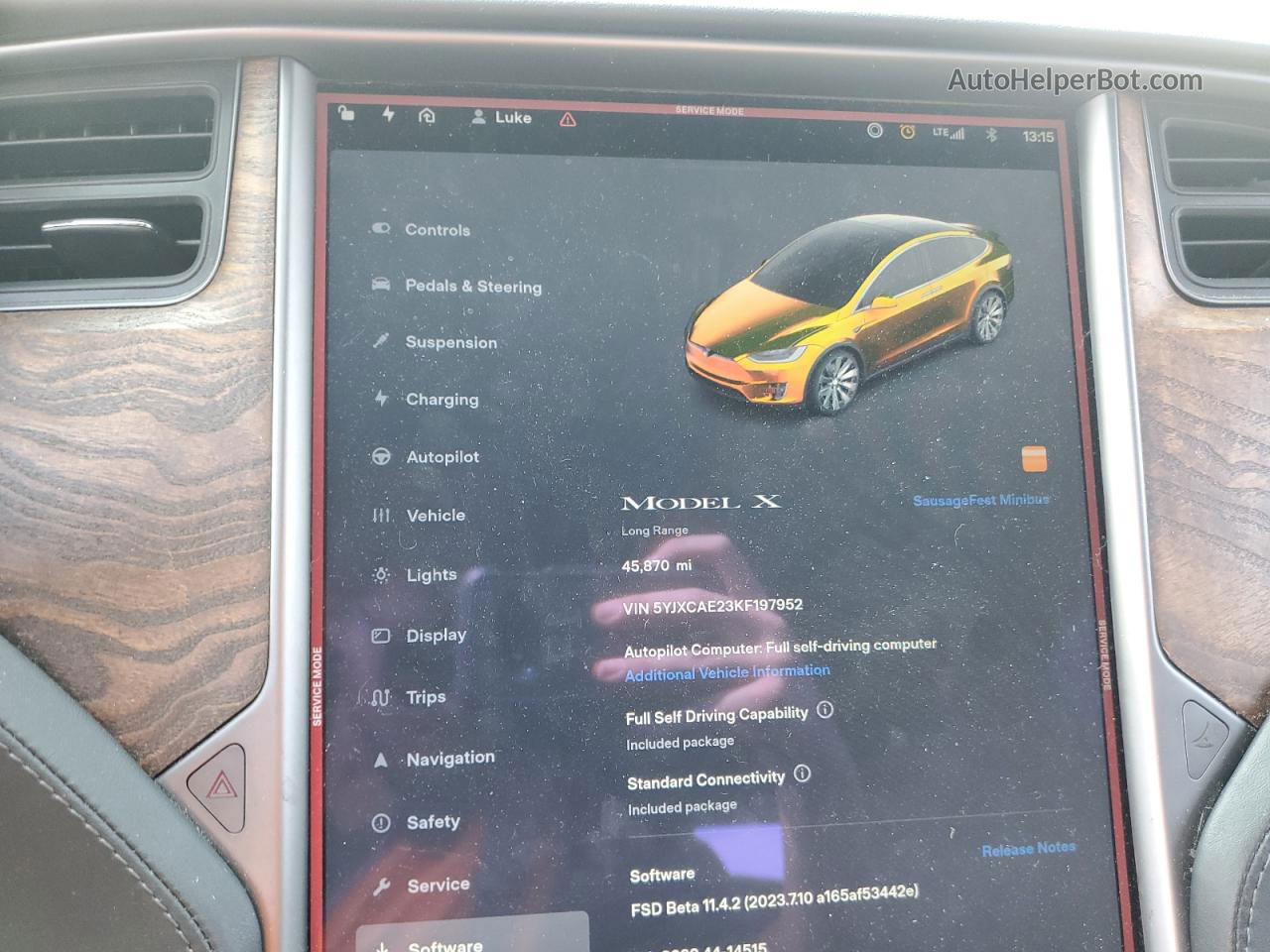 2019 Tesla Model X  Gray vin: 5YJXCAE23KF197952
