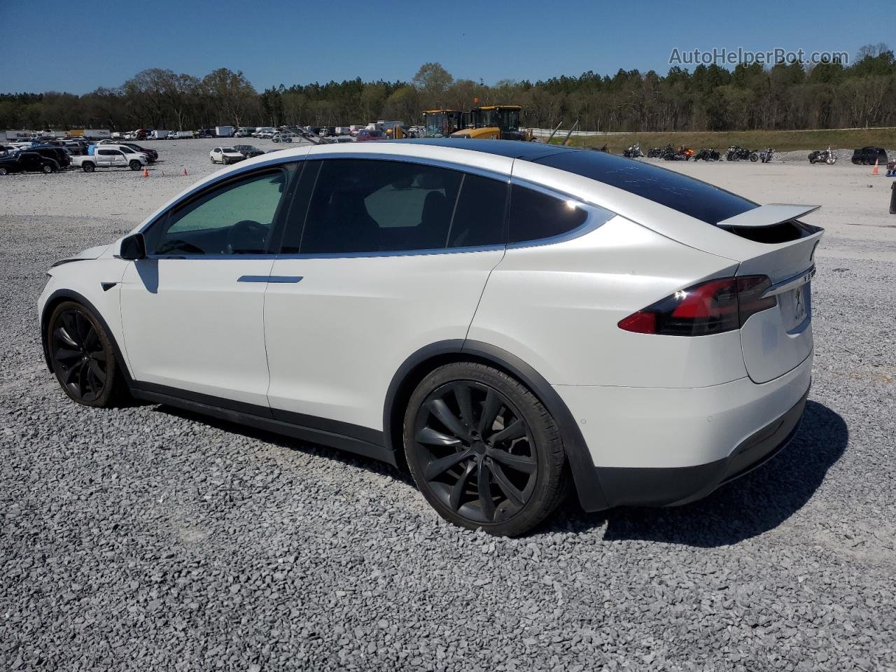 2019 Tesla Model X  Белый vin: 5YJXCAE23KF204320