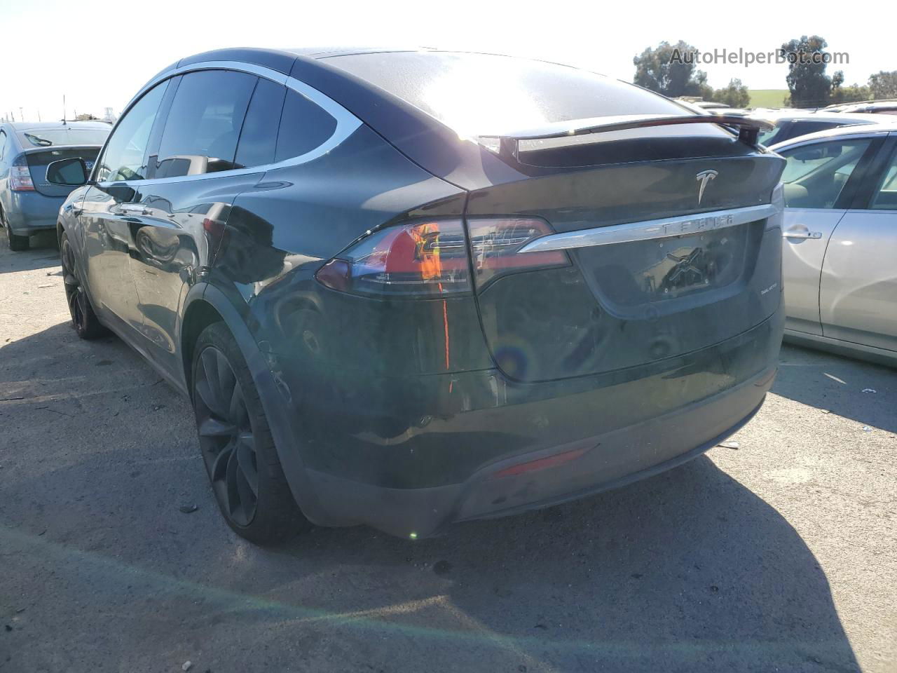 2020 Tesla Model X  Черный vin: 5YJXCAE24LF262597