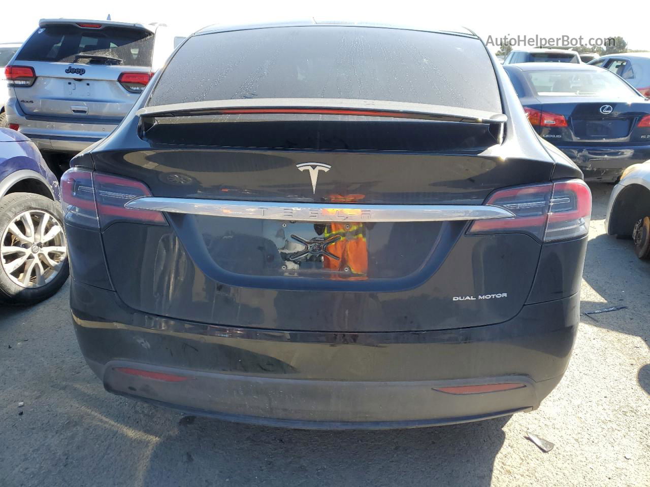 2020 Tesla Model X  Черный vin: 5YJXCAE24LF262597