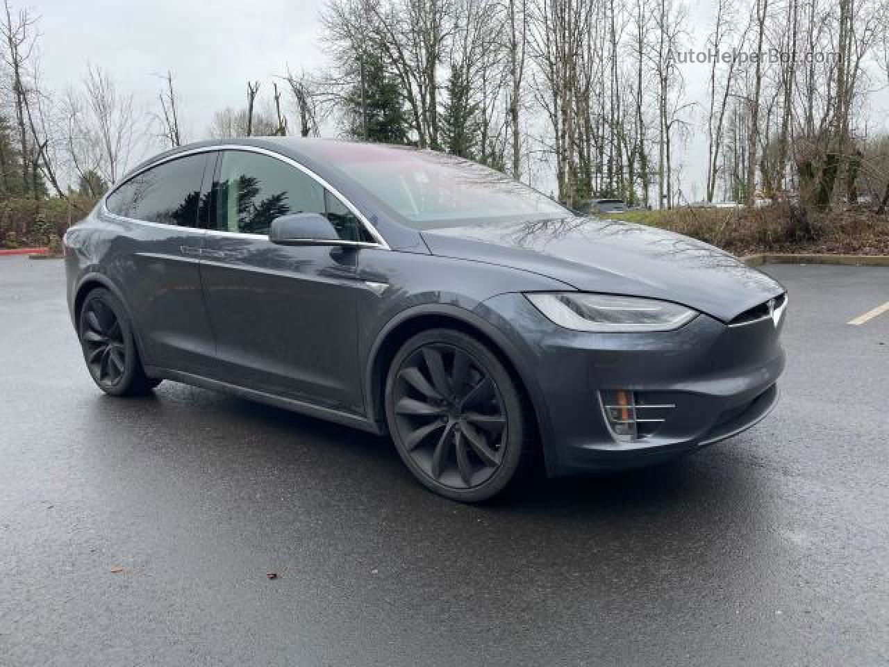 2016 Tesla Model X Gray vin: 5YJXCAE25GF004661