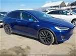 2016 Tesla Model X 60d/70d/75d/90d Blue vin: 5YJXCAE25GF012145