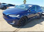 2016 Tesla Model X 60d/70d/75d/90d Blue vin: 5YJXCAE25GF012145