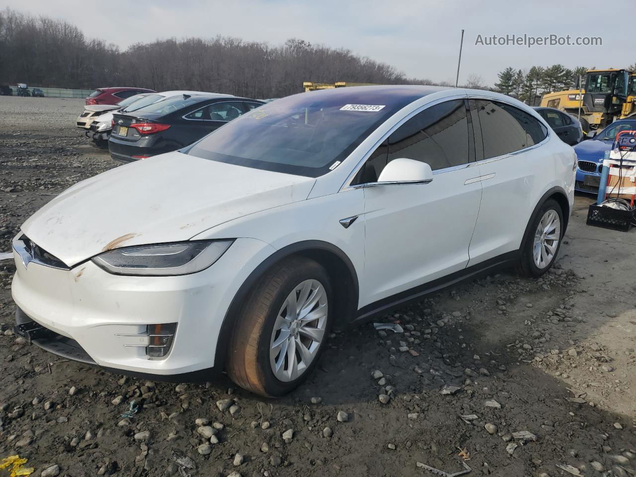 2016 Tesla Model X  Белый vin: 5YJXCAE25GF020407