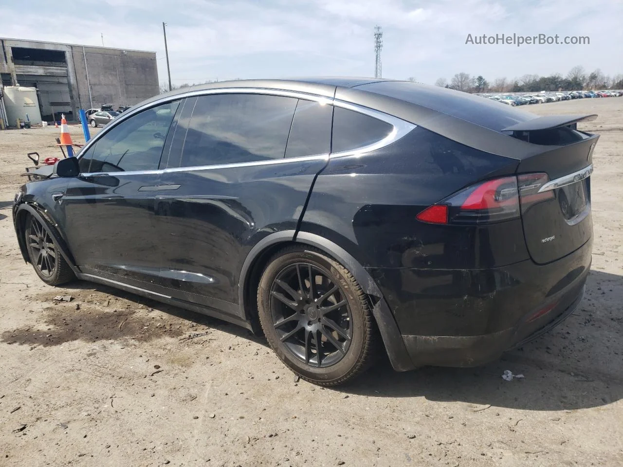 2019 Tesla Model X  Черный vin: 5YJXCAE25KF190677
